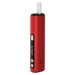 Bold red LAMBDA i8 vape device with OLED screen – UAE stock