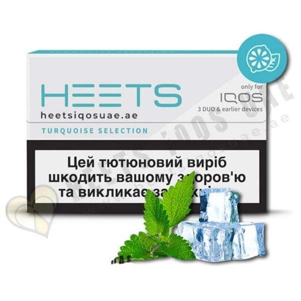IQOS Heets Dubai | #1 Trusted Heets IQOS UAE Online Store 5 Heets Turquoise Selection menthol flavor for IQOS in UAE