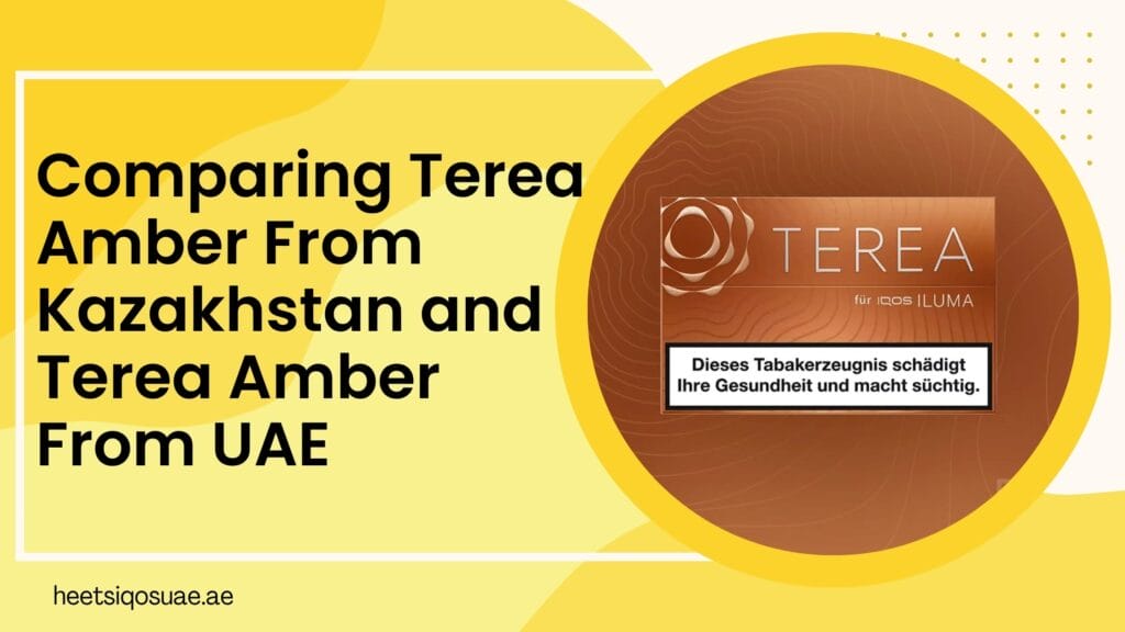Comparing Terea Amber From Kazakhstan and Terea Amber From UAE